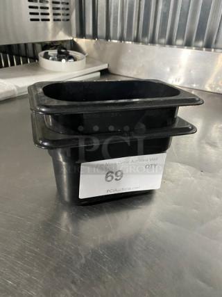 Cambro Commercial Black Food Pans! All One Money!