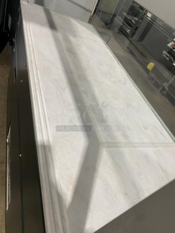 Structural Concepts Starbucks Style Commercial Black Refrigerated Multi-Level Open Grab-N-Go Display Case! With Top Enclosed Glass Merchandiser Showcase! Model: SBZ6652DR SN: 0640066 DT296345! 220V 1 Phase! On Legs! - Image 5 of 7