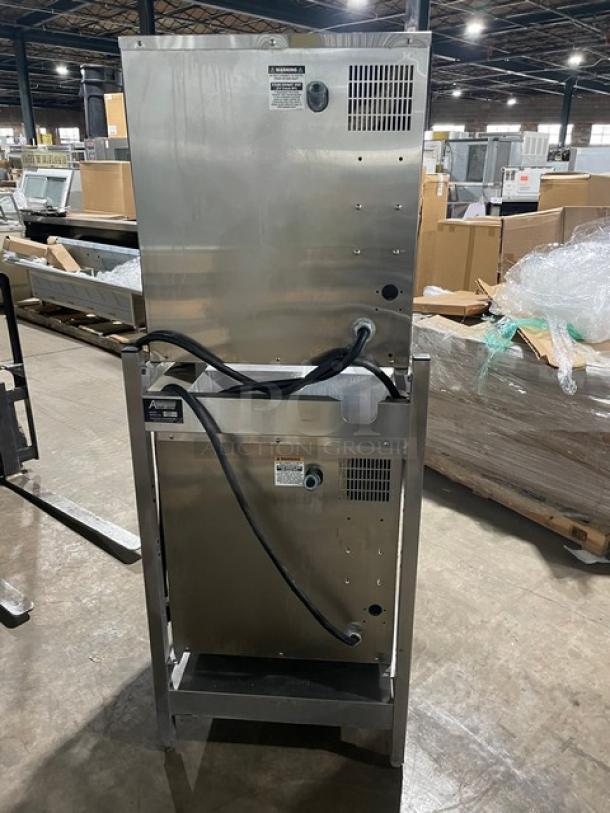 AccuTemp Evolution Series Commercial Stainless Steel Electric Powered 12 Pan Double Stacked Convection Steamer! Energy Star Certified! With Built In Pan Holding Racks! Model: E64803D14000200 SN: 48405! 440/480V 3 Phase! On Single Shelf Equipment Stand! - Image 3 of 11