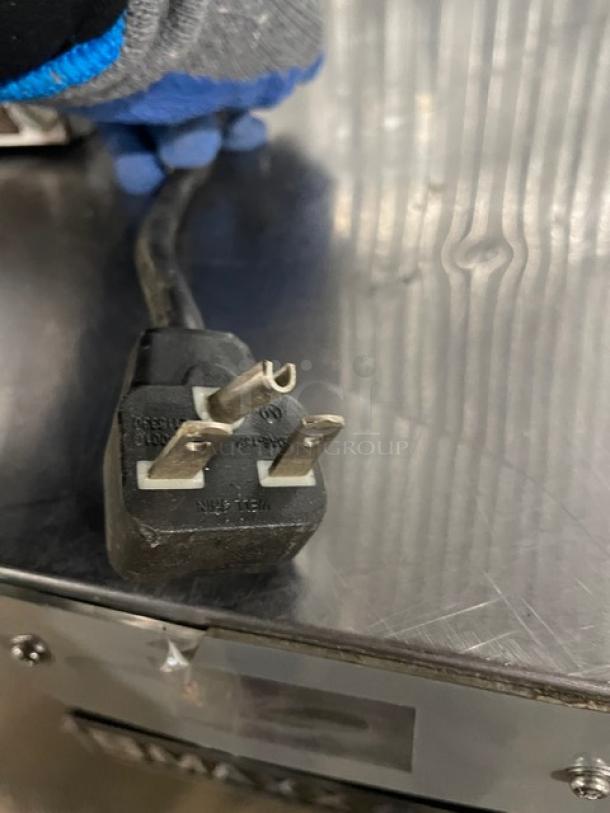 Panasonic Commercial Stainless Steel Electric Powered Countertop Heavy Duty Microwave Oven! With Programable Touch Controls! Model: NE-1757R SN: 6A55170313! 208V 1 Phase! On Legs! - Image 8 of 8