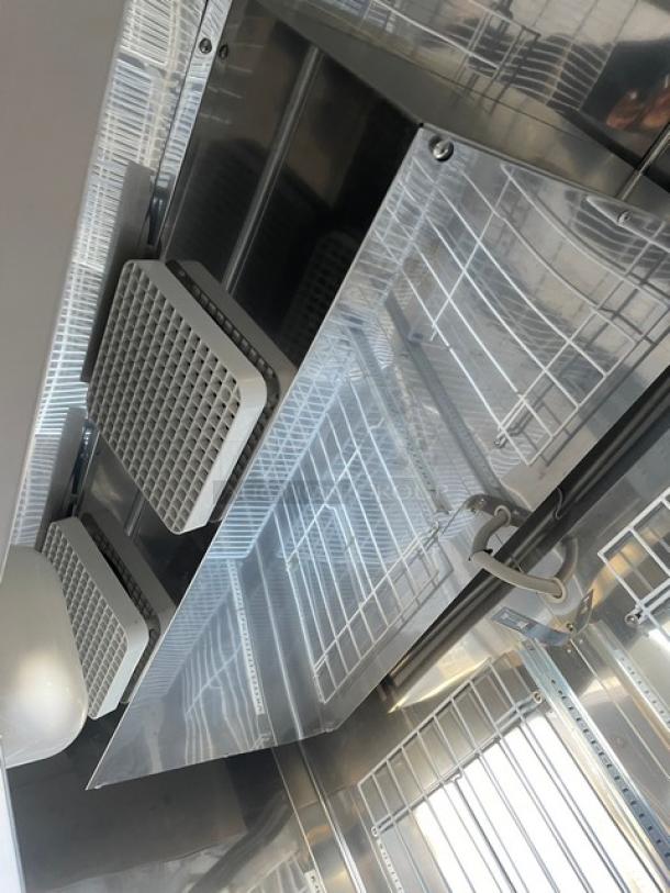 Master-Bilt Fusion Series Commercial Stainless Steel Solid 2 Door Reach In Freezer! Energy Star Certified! With Poly Coated Wire Racks! Model: F49-S SN: F49S-15030052! 115V 1 Phase! - Image 6 of 9