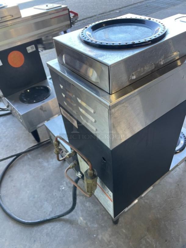 Bunn CW Series Commercial Stainless Steel Countertop Coffee Brewer! With 4 Warmer Plates! With Hot Water Dispenser & Brew Basket! Model: CWTF35-4W! 120/240V 1 Phase! On Legs! - Image 4 of 8