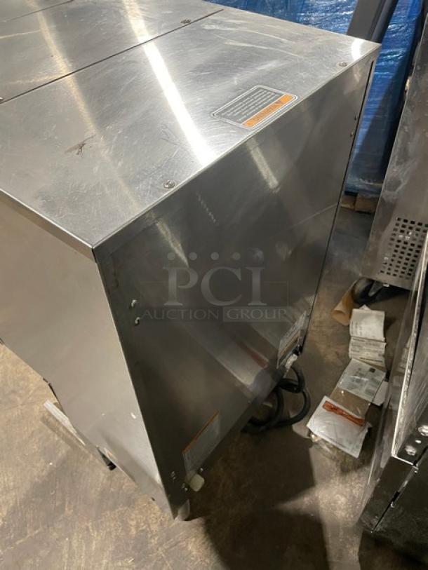 Bunn Dunkin Donuts Style Commercial Stainless Steel Electric Powered Countertop 5-Flavor Hot Chocolate/Cappuccino Hot Beverage Machine! With Hot Water Dispenser! With Digital Controls! Model: IMIX-5 SN: IMIX845617! 120/208-240V 1 Phase! On Legs! - Image 4 of 8