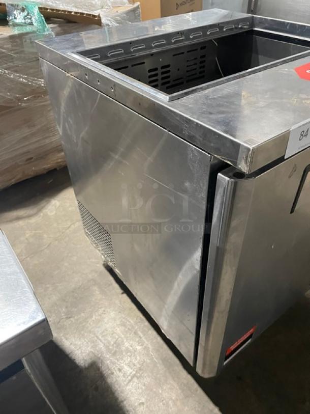 Turbo Air Commercial Stainless Steel Single Door Refrigerated Mega Top Salad/Sandwich Prep Table! With Poly Coated Wire Rack! Model: MST-28-711S! 115V! On Legs! - Image 2 of 8