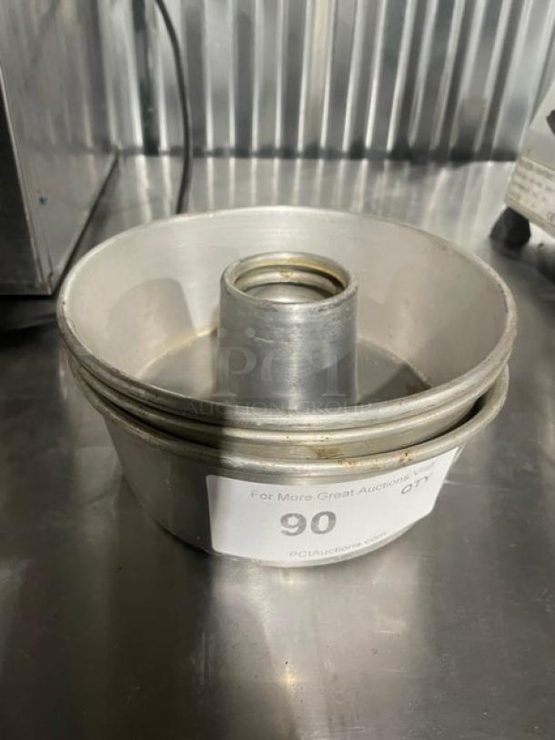 Lot Of Commercial Tube Cake/Ring Mold Baking Pans! All One Money! - Image 1 of 4