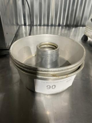 Lot Of Commercial Tube Cake/Ring Mold Baking Pans! All One Money!