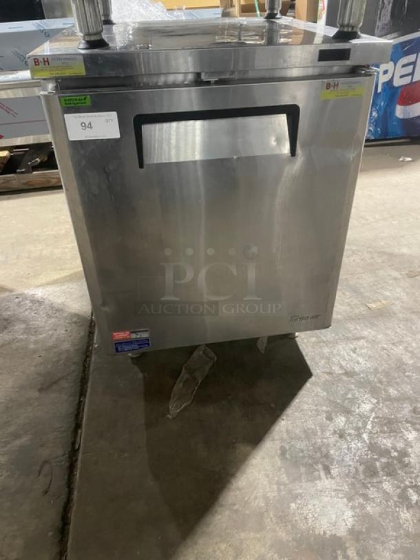 Turbo-Air Commercial Stainless Steel Undercounter Refrigerator! With Poly Coated Wire Rack! Model: MUR-28-N-711S SN: H2K9U2RD4320! 115V! On Legs! - Image 1 of 8