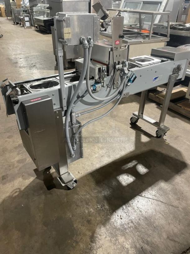 Form Plastics Commercial Stainless Steel Floor Model Automatic Tray Kiss/Seal Machine! Model: AL-300X SN: 3X1103001! 120V 1 Phase! On Casters! - Image 3 of 10