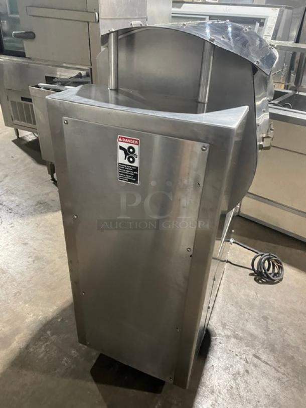 Magna Commercial Stainless Steel Electric Powered 10 Gal./50 LB. High Speed Single Arm/Roller Bar Dough Mixer! Model: 50H-4C1 SN: 40952! 230V 3 Phase! On Legs! With Filtrine Manufacturing Commercial Electric Powered Fan-Cooled Recirculating Closed Loop Chiller! Model: PCP-75-7A SN: 7303-68/04! 115V 1 Phase! All One Money! - Image 3 of 11