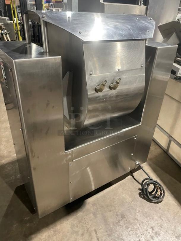 Magna Commercial Stainless Steel Electric Powered 10 Gal./50 LB. High Speed Single Arm/Roller Bar Dough Mixer! Model: 50H-4C1 SN: 40952! 230V 3 Phase! On Legs! With Filtrine Manufacturing Commercial Electric Powered Fan-Cooled Recirculating Closed Loop Chiller! Model: PCP-75-7A SN: 7303-68/04! 115V 1 Phase! All One Money! - Image 4 of 11