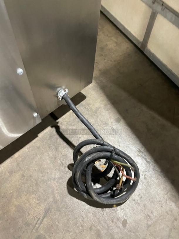 Magna Commercial Stainless Steel Electric Powered 10 Gal./50 LB. High Speed Single Arm/Roller Bar Dough Mixer! Model: 50H-4C1 SN: 40952! 230V 3 Phase! On Legs! With Filtrine Manufacturing Commercial Electric Powered Fan-Cooled Recirculating Closed Loop Chiller! Model: PCP-75-7A SN: 7303-68/04! 115V 1 Phase! All One Money! - Image 7 of 11