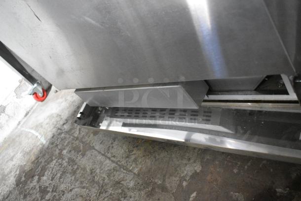 BRAND NEW SCRATCH AND DENT! Stainless Steel Commercial Electric Powered 10 Burner French Top Range w/ 2 Convection Ovens, Over Shelf and Back Splash. 3 Phase. - Image 9 of 17