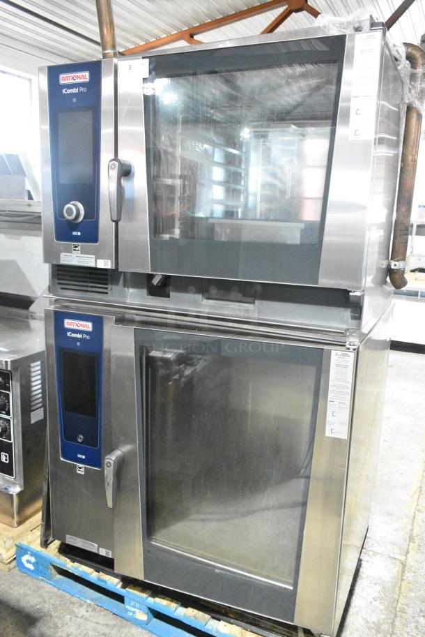 2 2021/2022 Rational LM100EE.AXXXX/LM100CE.AXXXX iCombi Pro Stainless Steel Commercial Electric Powered Combi Convection Oven. 440/480 Volts, 3 Phase. 2 Times Your Bid! - Image 1 of 9
