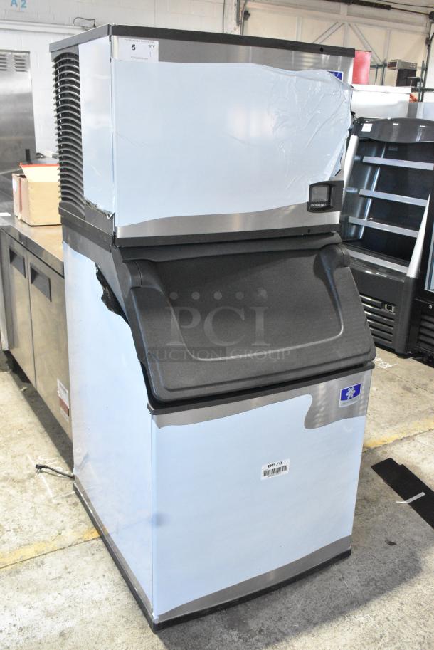 BRAND NEW SCRATCH AND DENT! 2024 Manitowoc IDT0500A-161 Metal Commercial Ice Head on Manitowoc D570 Commercial Ice Bin. 115 Volts, 1 Phase. - Image 2 of 8
