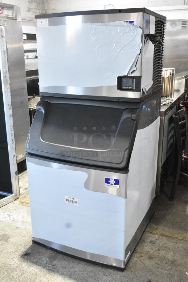 BRAND NEW SCRATCH AND DENT! 2024 Manitowoc IDT0500A-161 Metal Commercial Ice Head on Manitowoc D570 Commercial Ice Bin. 115 Volts, 1 Phase. - Image 3 of 8