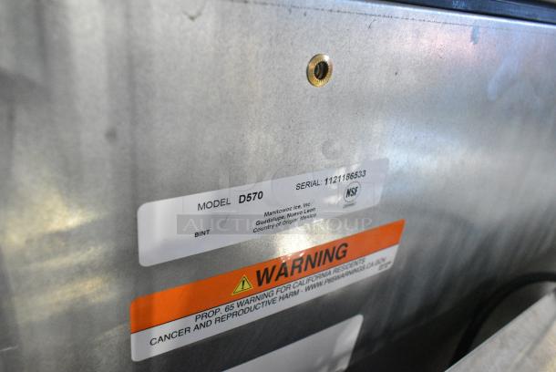 BRAND NEW SCRATCH AND DENT! 2024 Manitowoc IDT0500A-161 Metal Commercial Ice Head on Manitowoc D570 Commercial Ice Bin. 115 Volts, 1 Phase. - Image 7 of 8