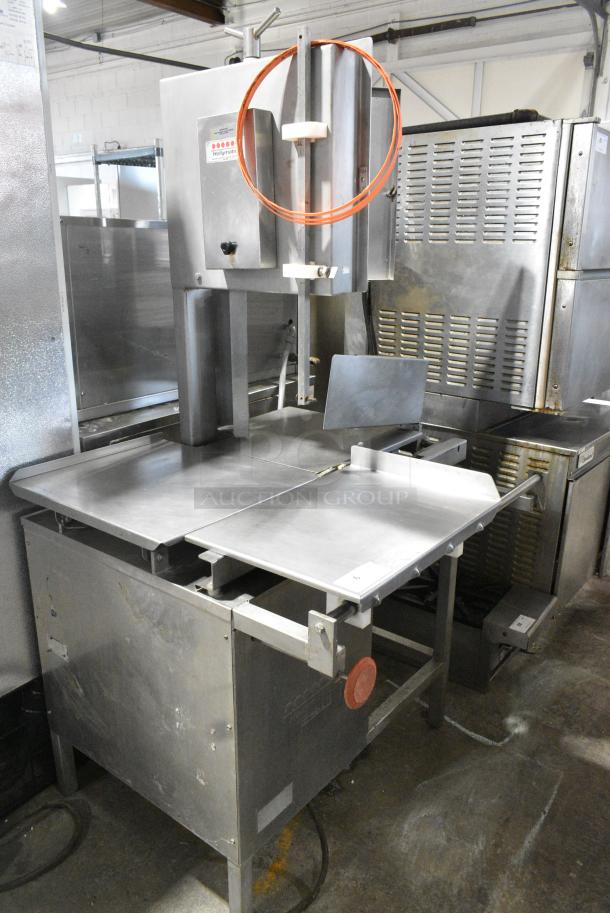 Hollymatic Metal Commercial Floor Style Meat Saw. 230 Volts, 3 Phase. - Image 1 of 9