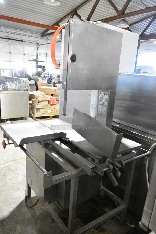 Hollymatic Metal Commercial Floor Style Meat Saw. 230 Volts, 3 Phase. - Image 7 of 9