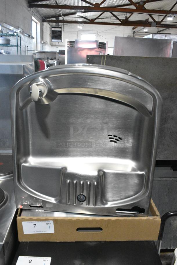 BRAND NEW SCRATCH AND DENT! Elkay EZWSR_1D Stainless Steel Wall Mount Water Fountain w/ Water Bottle Filler Attachment. 115 Volts, 1 Phase. - Image 1 of 7