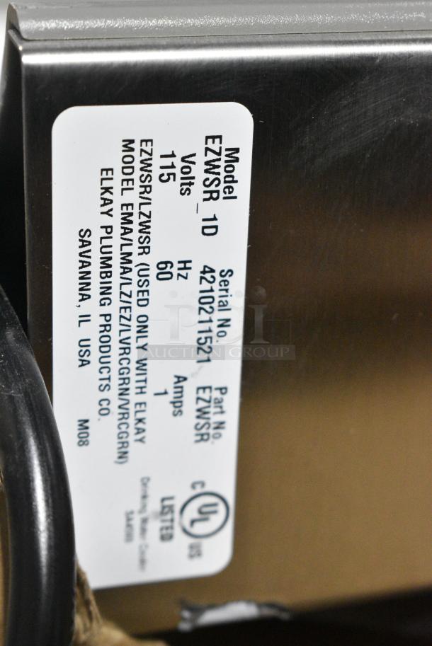 BRAND NEW SCRATCH AND DENT! Elkay EZWSR_1D Stainless Steel Wall Mount Water Fountain w/ Water Bottle Filler Attachment. 115 Volts, 1 Phase. - Image 7 of 7