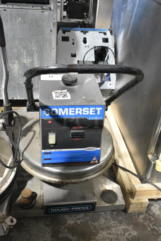 Somerset SDP-747D Metal Commercial Countertop Dough Press. 120 Volts, 1 Phase. Tested and Working! - Image 1 of 8