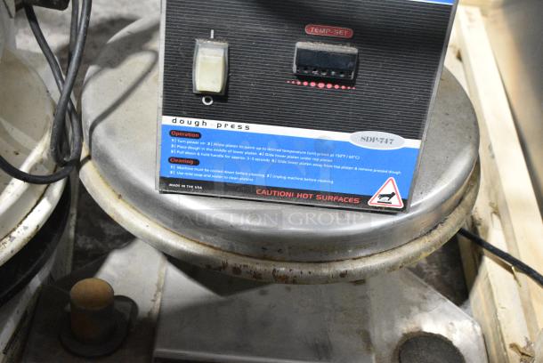 Somerset SDP-747D Metal Commercial Countertop Dough Press. 120 Volts, 1 Phase. Tested and Working! - Image 5 of 8