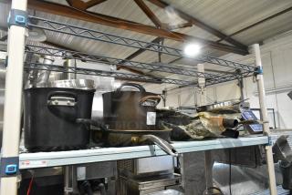 ALL ONE MONEY! Tier Lot of Various Metal Items Including Sauce Pans and Skillets