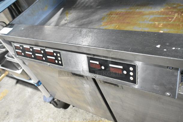 Marshall Air Systems RR5-48.5LT/RT Stainless Steel Commercial Electric Powered Flat Top Griddle w/ Clam Shell Panini Press. on Commercial Casters. 208-220 Volts. - Image 4 of 11