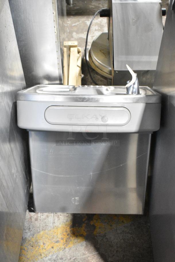 BRAND NEW SCRATCH AND DENT! Elkay EZSDWS_1G Stainless Steel Wall Mount Water Fountain. 115 Volts, 1 Phase. - Image 3 of 5