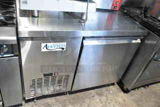 BRAND NEW SCRATCH AND DENT! 2024 Avantco 178SSUD1R Stainless Steel Commercial Single Door Undercounter Cooler on Commercial Casters. 115 Volts, 1 Phase. Tested and Working!