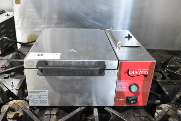 Avantco 177QS1800SS Stainless Steel Commercial Countertop Electric Powered Quickshot Steamer. 120 Volts, 1 Phase. Tested and Working! - Image 1 of 8