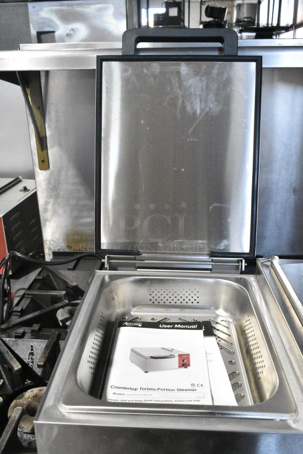 Avantco 177QS1800SS Stainless Steel Commercial Countertop Electric Powered Quickshot Steamer. 120 Volts, 1 Phase. Tested and Working! - Image 4 of 8
