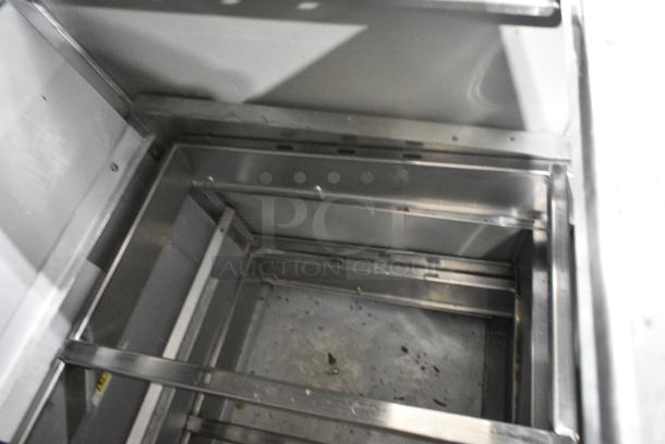 Stainless Steel Commercial Sandwich Salad Prep Table Bain Marie Mega Top w/ 2 Drawers. 115 Volts, 1 Phase. Tested and Powers On But Does Not Get Cold - Image 9 of 11