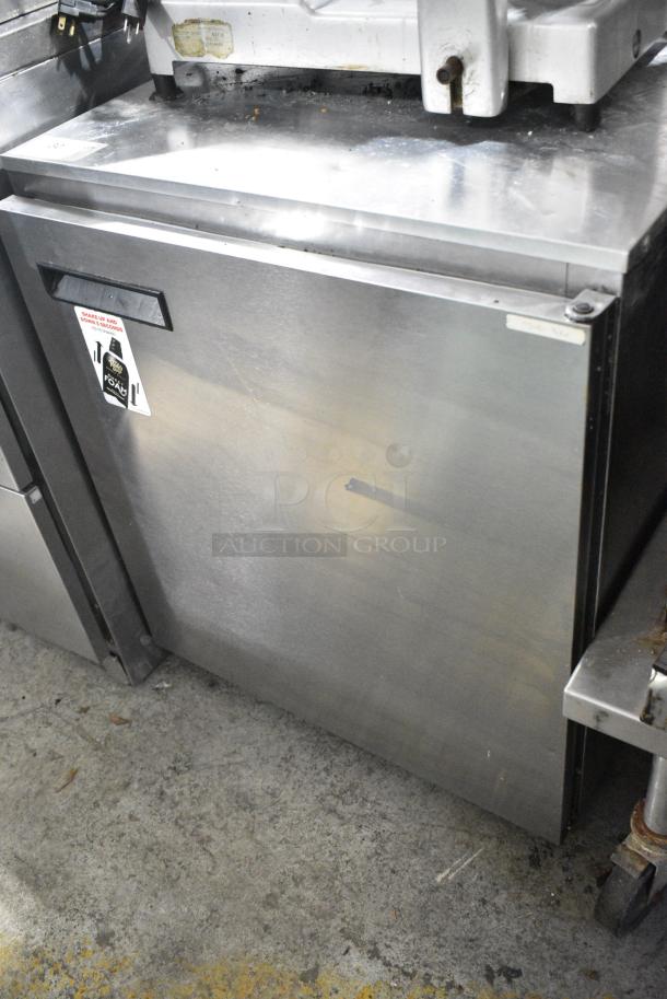 Delfield 406CA-DD1 Stainless Steel Commercial Single Door Undercounter Cooler on Commercial Casters. 115 Volts, 1 Phase. Tested and Powers On But Does Not Get Cold - Image 2 of 6