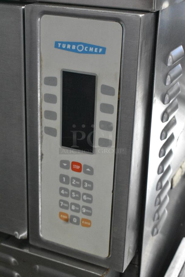 2 Turbochef NGC Stainless Steel Commercial Electric Powered Rapid Cook Ovens on Equipment Stand w/ Commercial Casters. 208/240 Volts, 1 Phase. 2 Times Your Bid! - Image 5 of 15