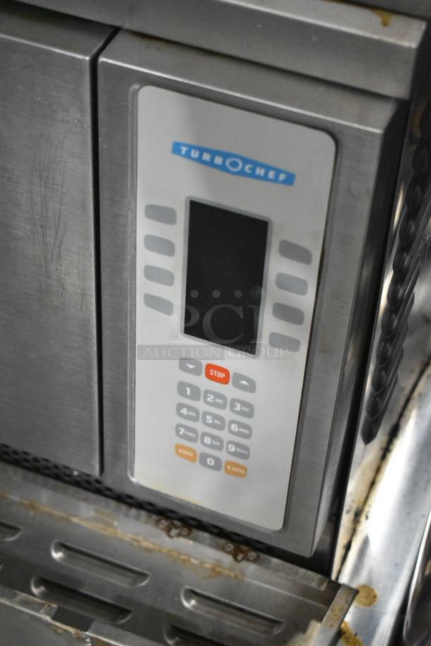 2 Turbochef NGC Stainless Steel Commercial Electric Powered Rapid Cook Ovens on Equipment Stand w/ Commercial Casters. 208/240 Volts, 1 Phase. 2 Times Your Bid! - Image 6 of 15