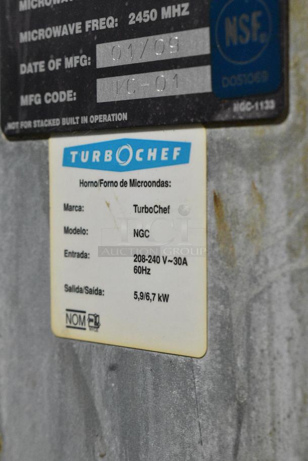 2 Turbochef NGC Stainless Steel Commercial Electric Powered Rapid Cook Ovens on Equipment Stand w/ Commercial Casters. 208/240 Volts, 1 Phase. 2 Times Your Bid! - Image 15 of 15