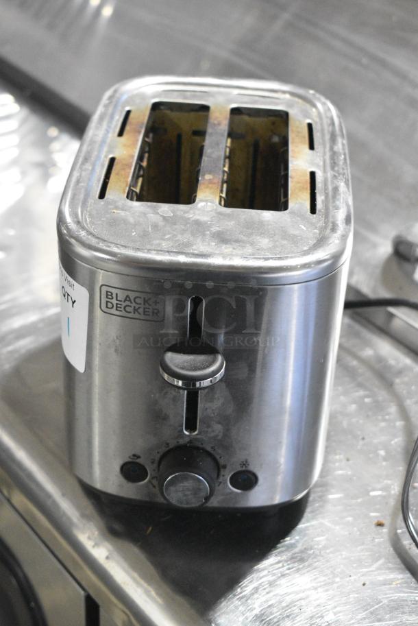 Black & Decker Metal Countertop 2 Slot Toaster. 115 Volts, 1 Phase. - Image 1 of 7