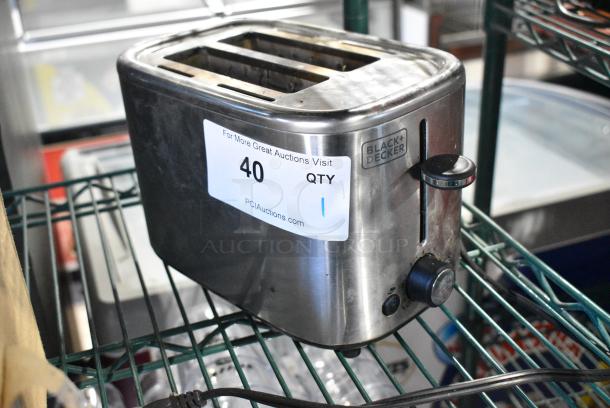 Black & Decker Metal Countertop 2 Slot Toaster. 115 Volts, 1 Phase. - Image 2 of 7
