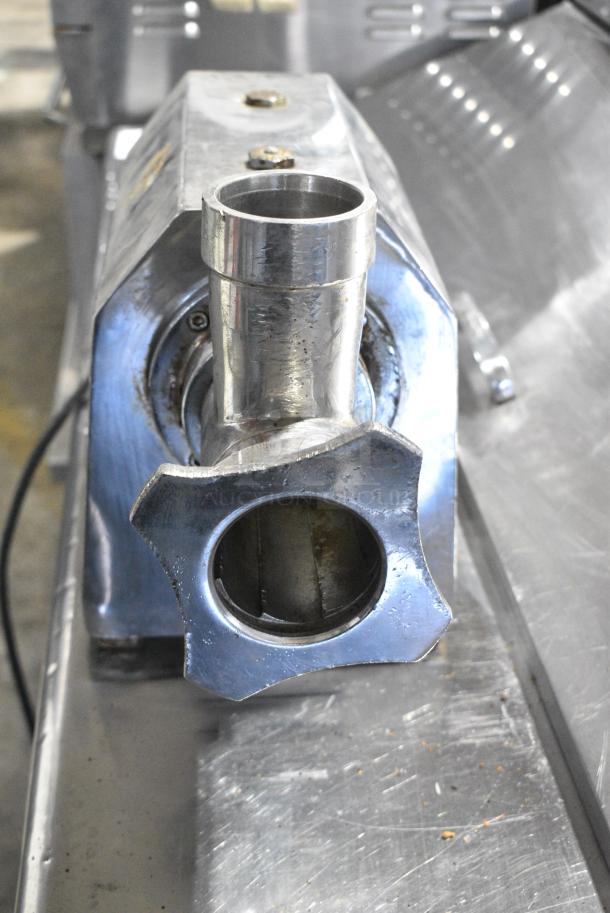 Boxer Metal Countertop Meat Grinder. 115 Volts, 1 Phase. Cannot Test Due To Damaged Plug - Image 3 of 6