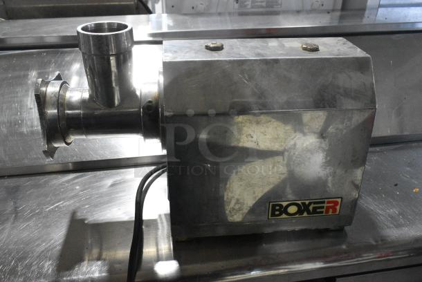 Boxer Metal Countertop Meat Grinder. 115 Volts, 1 Phase. Cannot Test Due To Damaged Plug - Image 4 of 6