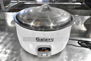 Galaxy 177GRC60 Metal Countertop Rice Cooker / Warmer. 120 Volts, 1 Phase.