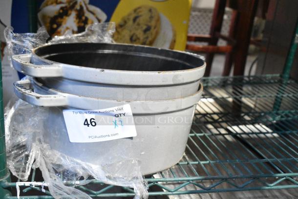 2 Metal Bowls. 2 Times Your Bid! - Image 2 of 6