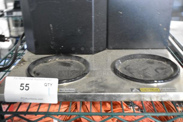 Curtis CAFE3DB10A039 Stainless Steel Commercial Countertop 3 Burner Coffee Machine. 120 Volts, 1 Phase. - Image 4 of 7