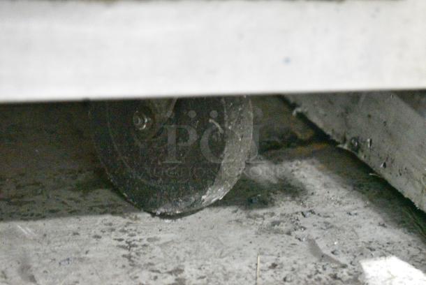 True TWT-72 Stainless Steel Commercial 3 Door Work Top Cooler on Commercial Casters. 115 Volts, 1 Phase. Tested and Powers On But Does Not Get Cold - Image 4 of 8