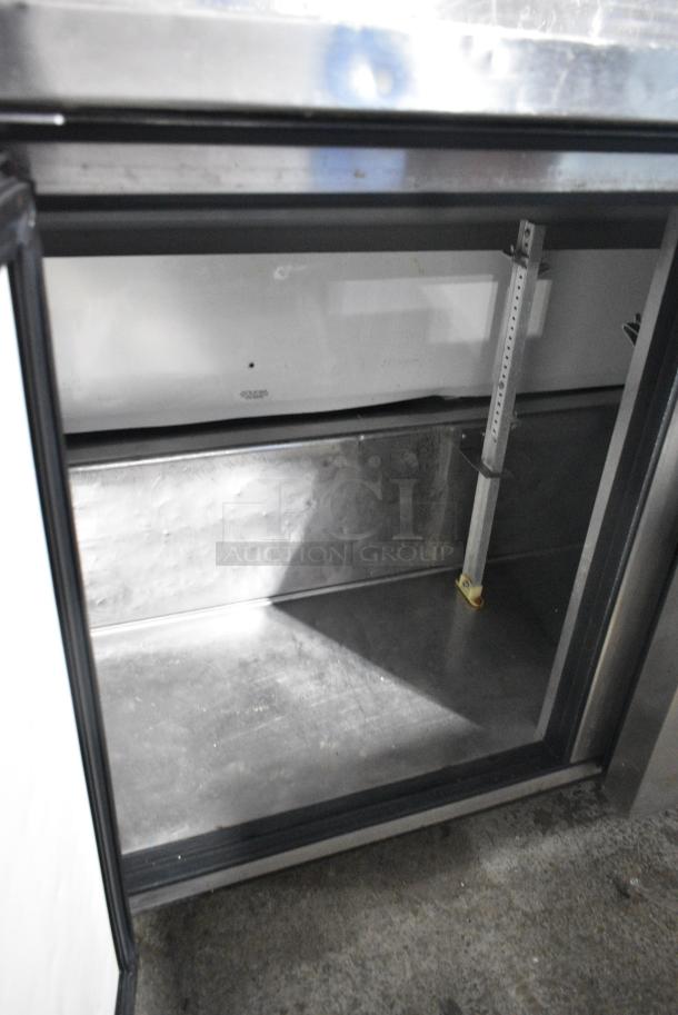 True TWT-72 Stainless Steel Commercial 3 Door Work Top Cooler on Commercial Casters. 115 Volts, 1 Phase. Tested and Powers On But Does Not Get Cold - Image 6 of 8