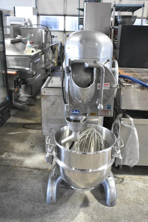 Hobart H-600 Metal Commercial Floor Style 60 Quart Planetary Dough Mixer w/ Pelican Head, Mixing Bowl, Whisk and Dough Hook Attachments. 115 Volts, 1 Phase. - Image 2 of 10