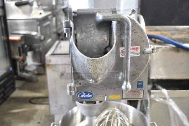 Hobart H-600 Metal Commercial Floor Style 60 Quart Planetary Dough Mixer w/ Pelican Head, Mixing Bowl, Whisk and Dough Hook Attachments. 115 Volts, 1 Phase. - Image 4 of 10