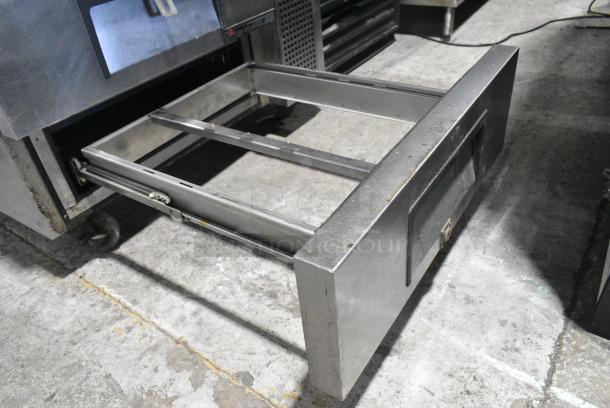 True TRCB-36 Stainless Steel Commercial 2 Drawer Chef Base on Commercial Casters. 115 Volts, 1 Phase. Tested and Powers On But Does Not Get Cold - Image 6 of 8