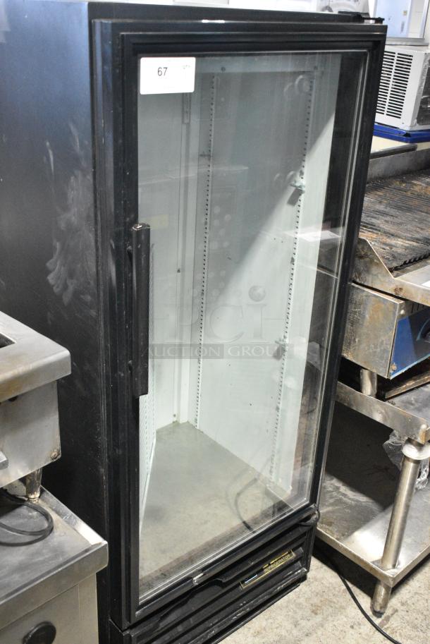 True GDM-10-58-HC-LD Metal Commercial Single Door Reach In Cooler Merchandiser. 115 Volts, 1 Phase. Tested and Powers On But Does Not Get Cold - Image 1 of 5